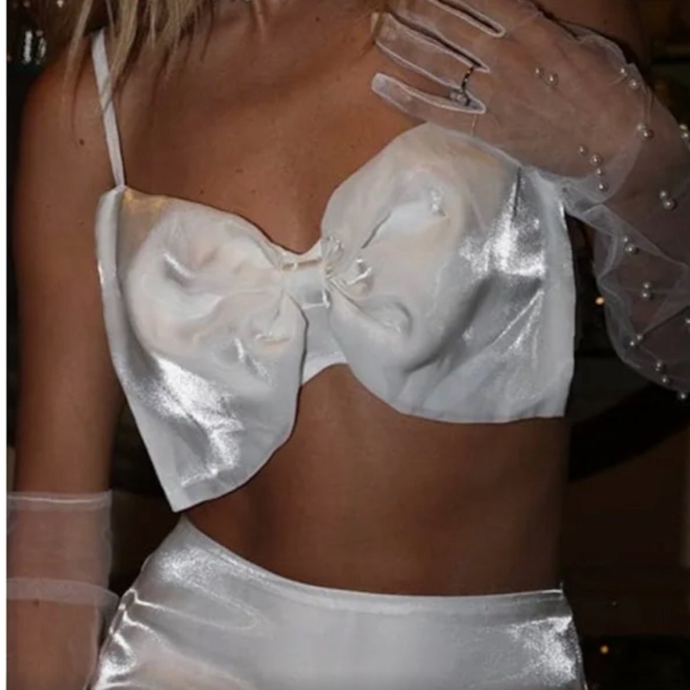 12th Tribe Bridal Molly Bow Top